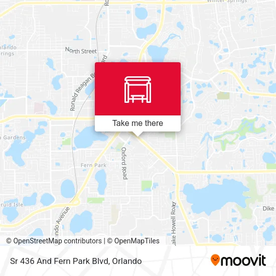 Mapa de Sr 436 And Fern Park Blvd