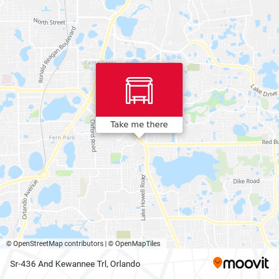 Sr-436 And Kewannee  Trl map