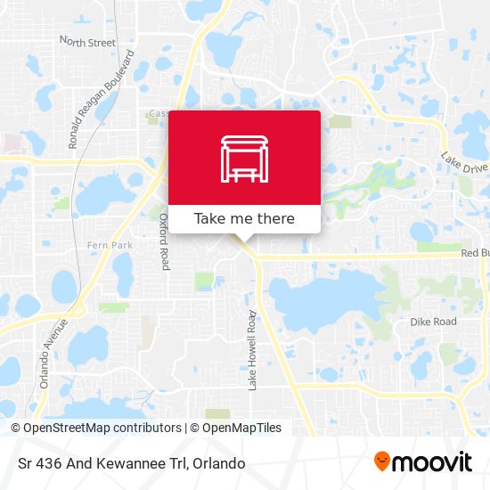 Sr 436 And Kewannee Trl map