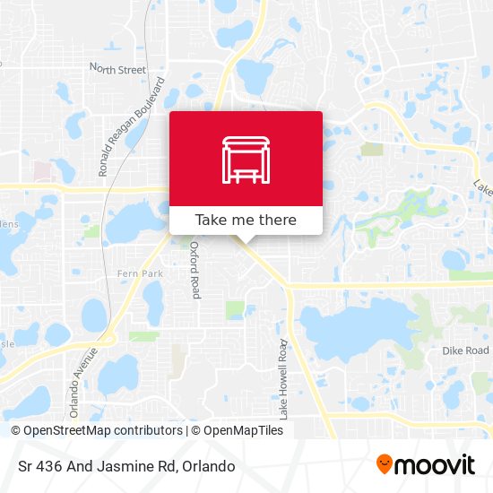 Sr 436 And Jasmine Rd map