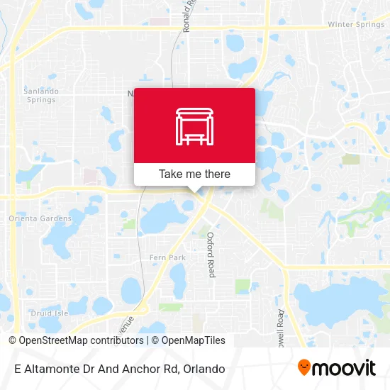 Mapa de E Altamonte Dr And Anchor Rd