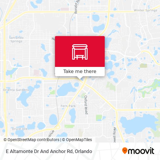 Mapa de E Altamonte Dr And Anchor Rd