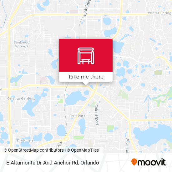 E Altamonte Dr And Anchor Rd map