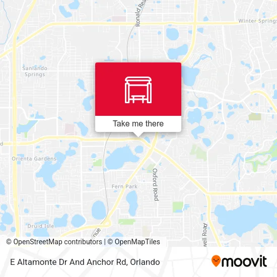 Mapa de E Altamonte Dr And Anchor Rd