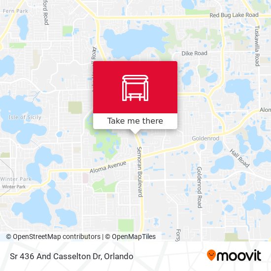 Sr 436 And Casselton Dr map