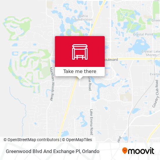 Greenwood Blvd And Exchange Pl map