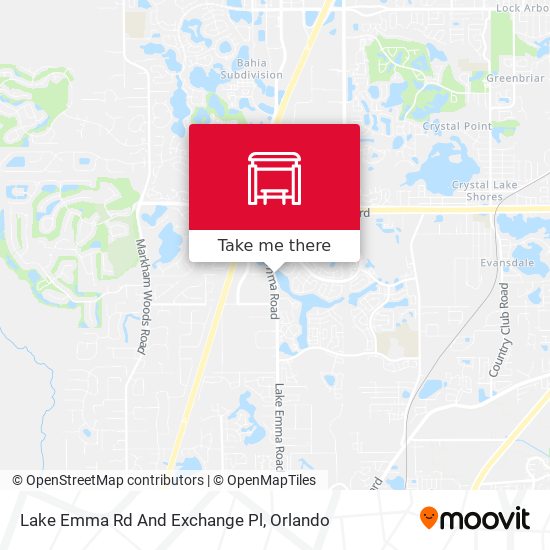 Lake Emma Rd And Exchange Pl map