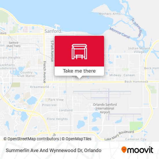 Summerlin Ave And Wynnewood Dr map