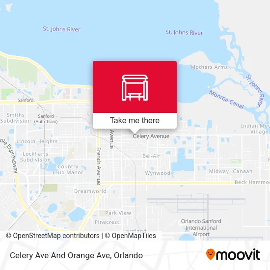 Mapa de Celery Ave And Orange Ave