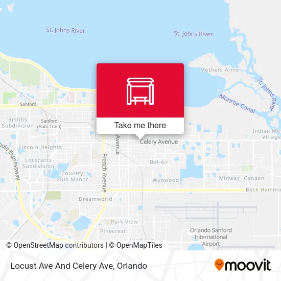 Mapa de Locust Ave And Celery Ave