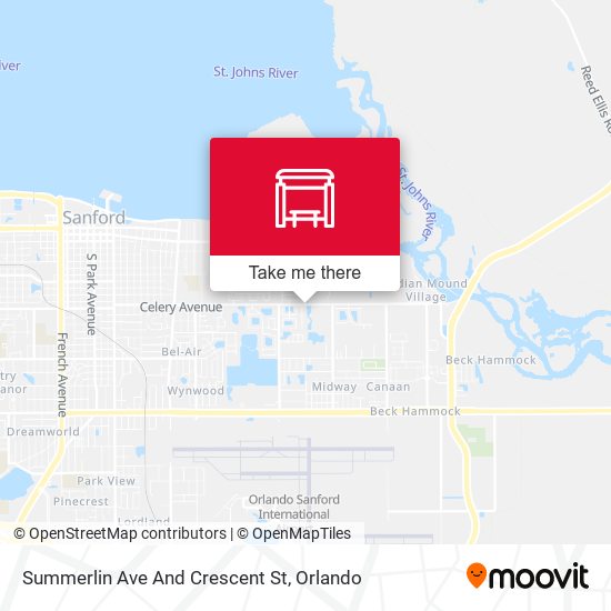 Summerlin Ave And Crescent St map