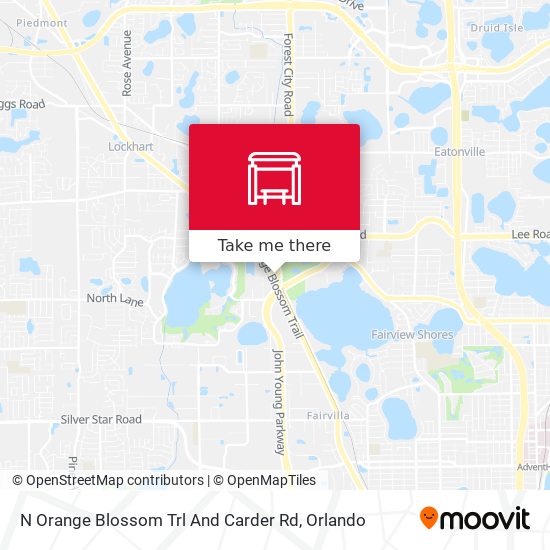 Mapa de N Orange Blossom Trl And Carder Rd