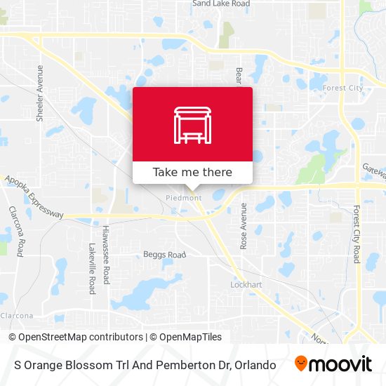 Mapa de S Orange Blossom Trl And Pemberton Dr