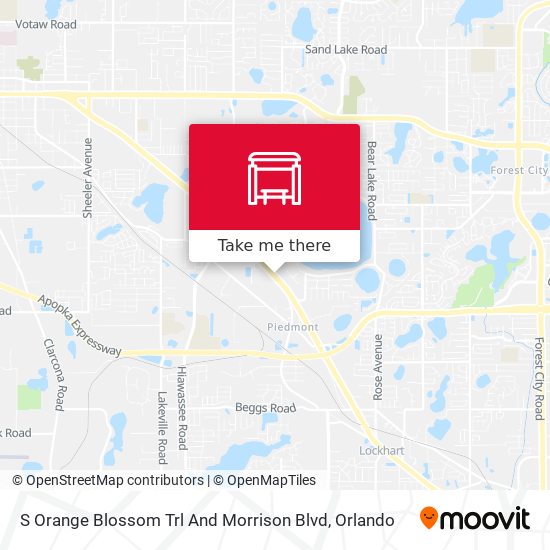 Mapa de S Orange Blossom Trl And Morrison Blvd