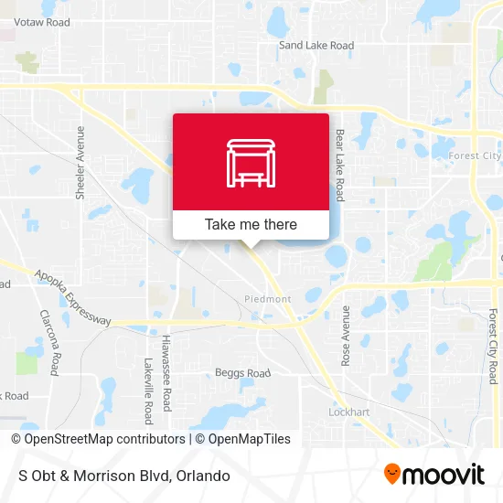 S Obt & Morrison Blvd map