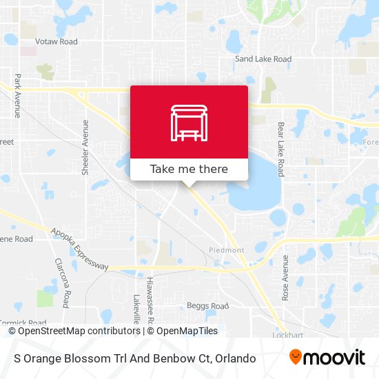 Mapa de S Orange Blossom Trl And Benbow Ct
