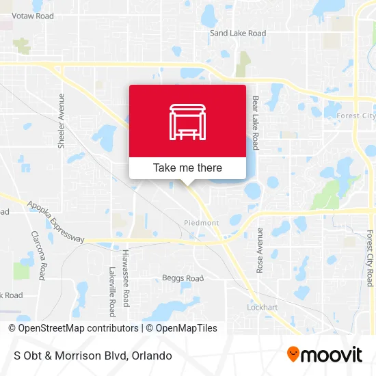 S Obt & Morrison Blvd map