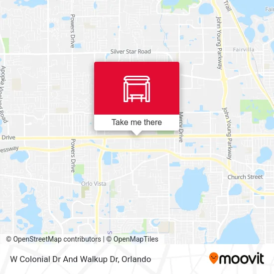 Mapa de W Colonial Dr And Walkup Dr