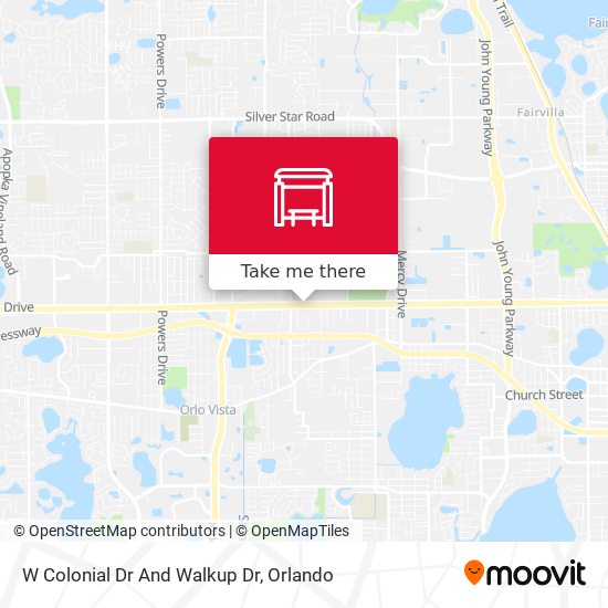Mapa de W Colonial Dr And Walkup Dr