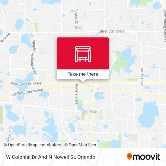 Mapa de W Colonial Dr And N Nowell St