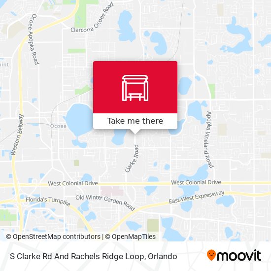 S Clarke Rd And Rachels Ridge Loop map