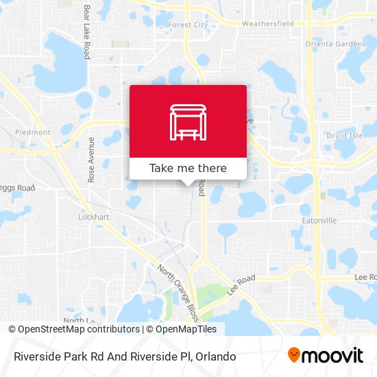 Riverside Park Rd And Riverside Pl map