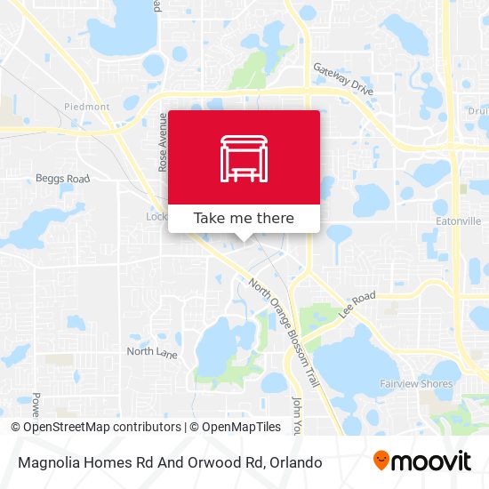 Mapa de Magnolia Homes Rd And Orwood Rd
