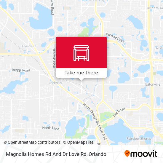 Magnolia Homes  Rd And Dr Love  Rd map