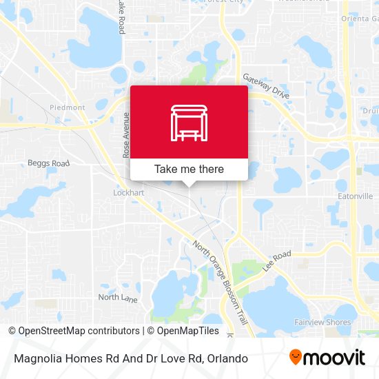 Magnolia Homes Rd And Dr Love Rd map
