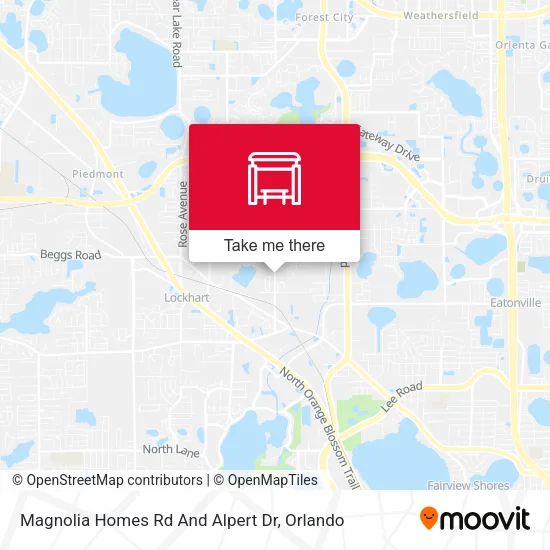 Mapa de Magnolia Homes Rd And Alpert Dr