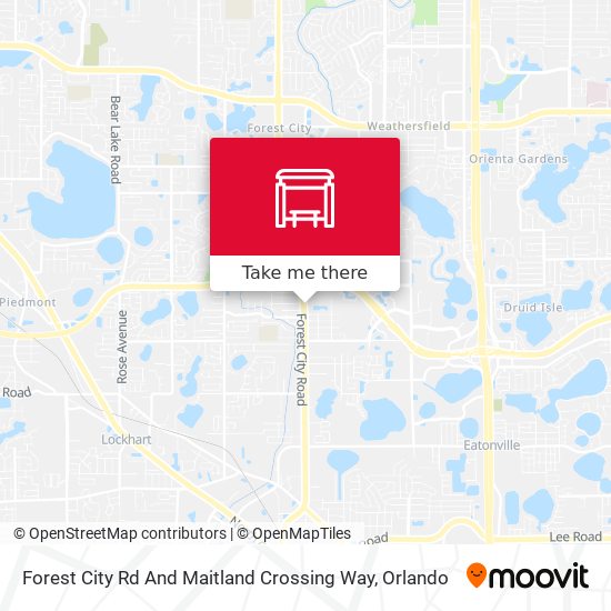 Mapa de Forest City Rd And Maitland Crossing Way