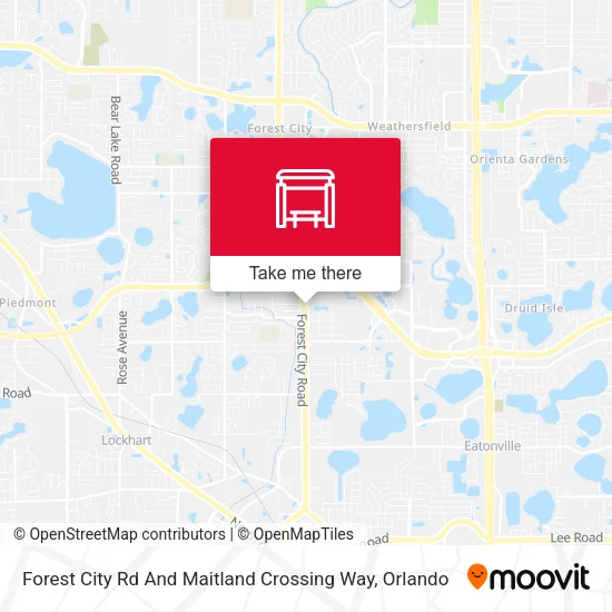 Forest City Rd And Maitland Crossing Way map