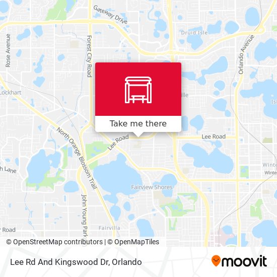 Mapa de Lee Rd And Kingswood Dr
