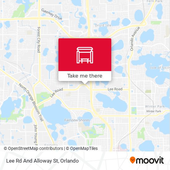 Lee Rd And Alloway St map