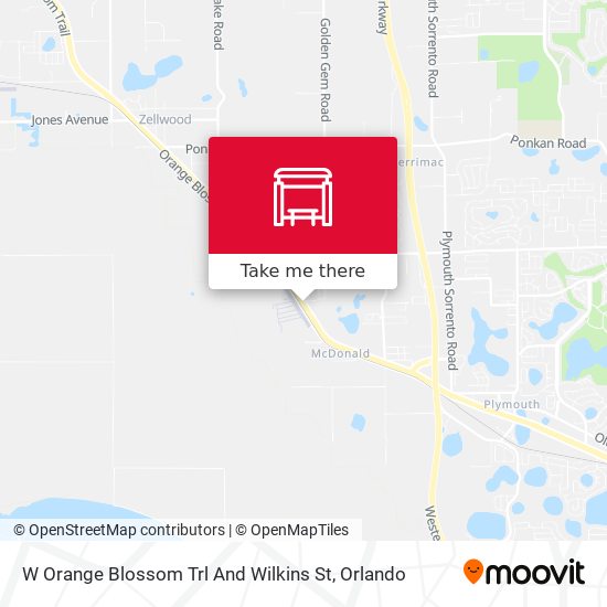 Mapa de W Orange Blossom Trl And Wilkins St