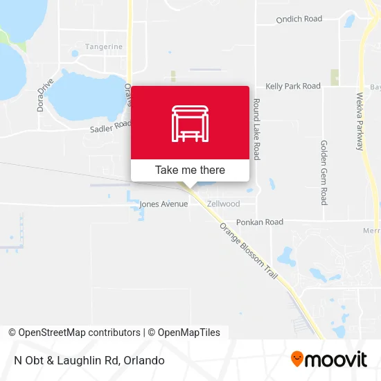 N Obt & Laughlin Rd map