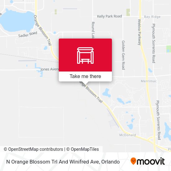 Mapa de N Orange Blossom Trl And Winifred Ave
