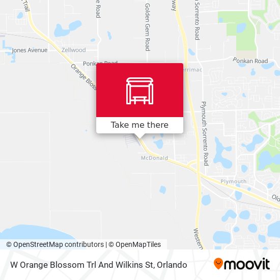 Mapa de W Orange Blossom Trl And Wilkins St
