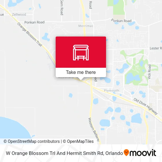 Mapa de W Orange Blossom Trl And Hermit Smith Rd
