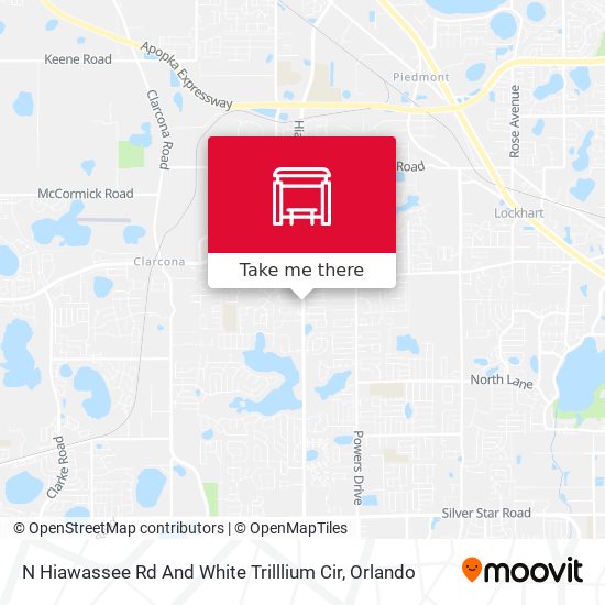 Mapa de N Hiawassee Rd And White Trilllium Cir