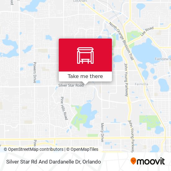 Silver Star Rd And Dardanelle Dr map