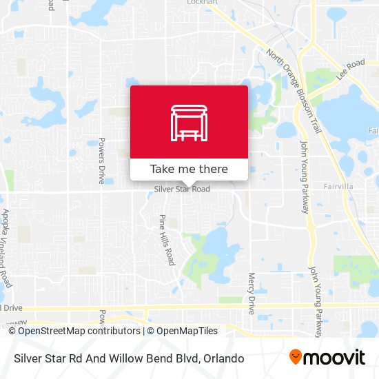 Silver Star Rd And Willow Bend Blvd map