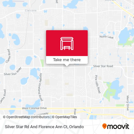 Silver Star Rd And Florence Ann Ct map