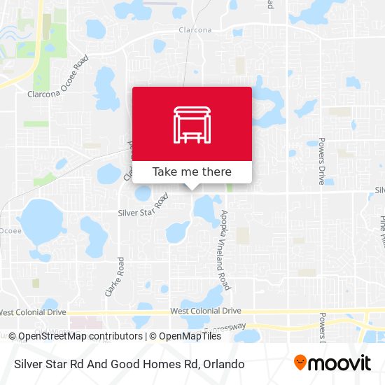 Silver Star Rd And Good Homes Rd map