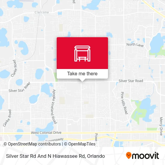 Mapa de Silver Star Rd And N Hiawassee Rd