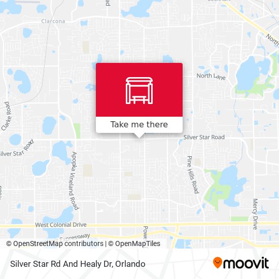 Mapa de Silver Star Rd And Healy Dr
