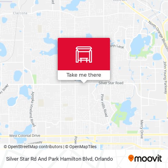 Silver Star Rd And Park Hamilton Blvd map