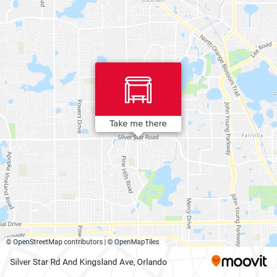 Mapa de Silver Star Rd And Kingsland Ave