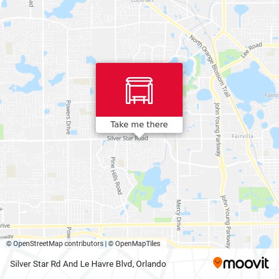 Mapa de Silver Star Rd And Le Havre Blvd
