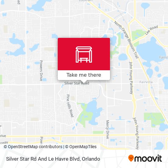 Silver Star Rd And Le Havre Blvd map